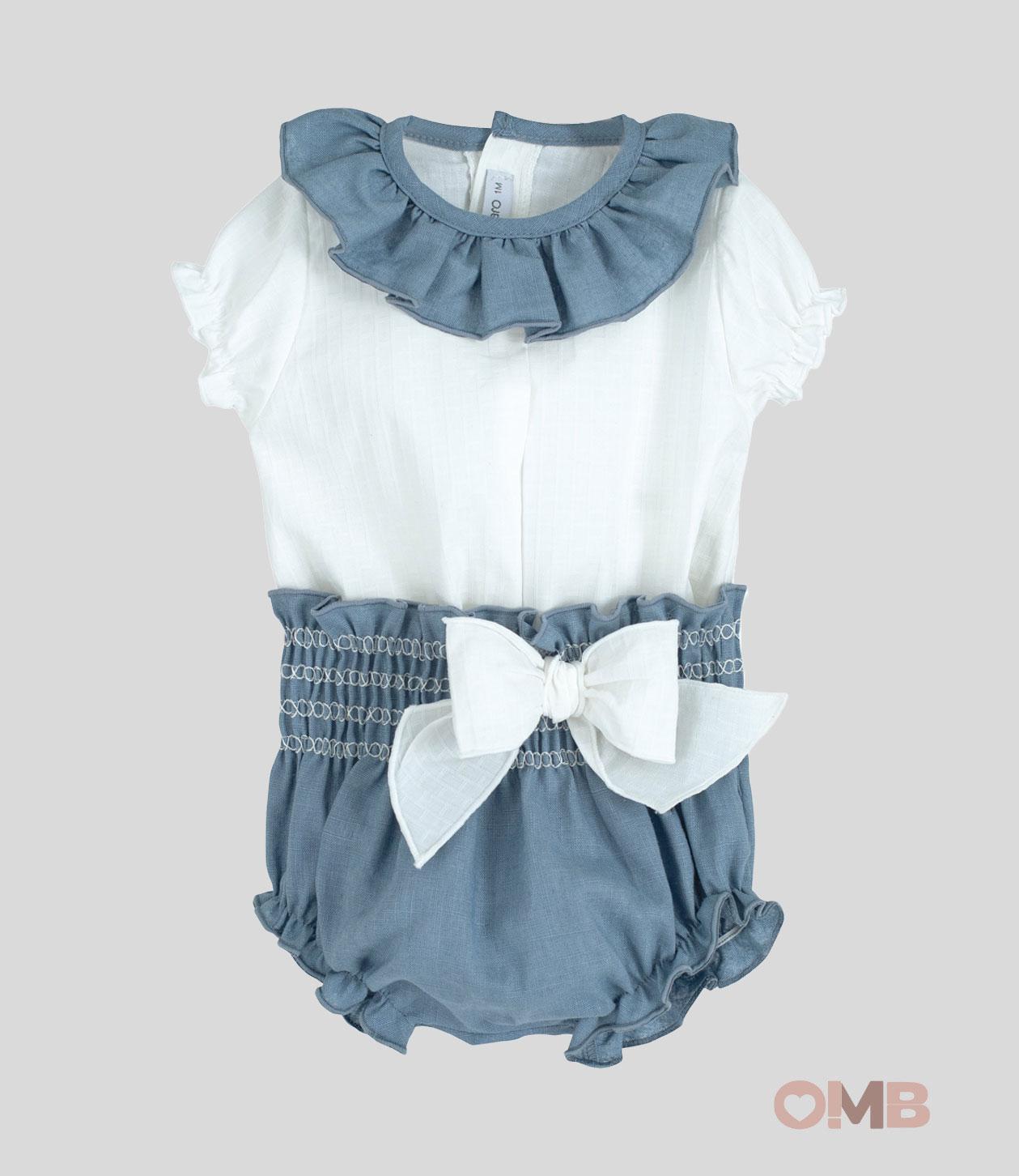 Completo neonata Calamaro baby 11145 bianco 11145 AZZURRO CALAMARO BABY 