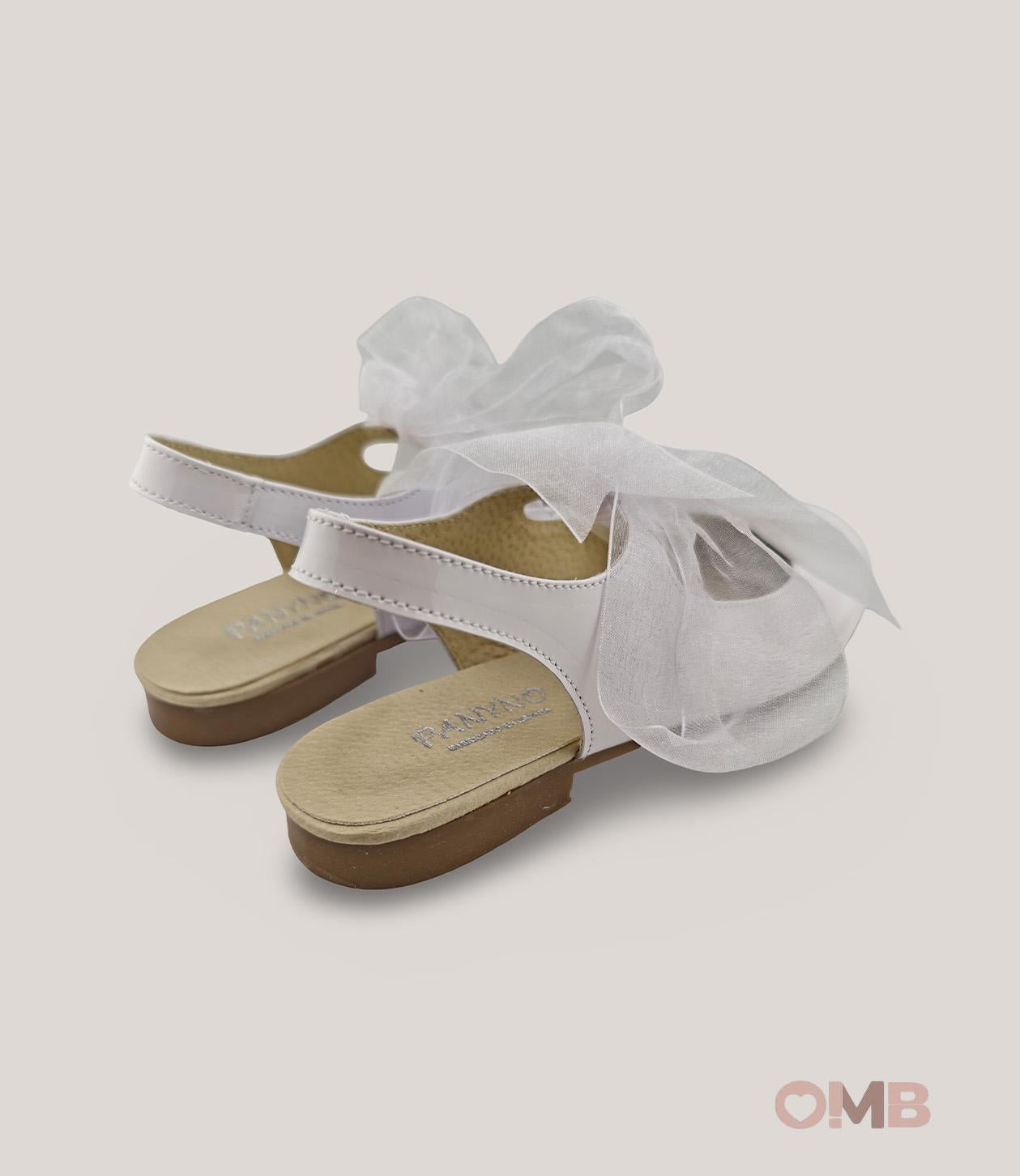 Ballerine bambina PANYNO E3005 Bianche E3005 CHAROL BLANCO PANYNO 