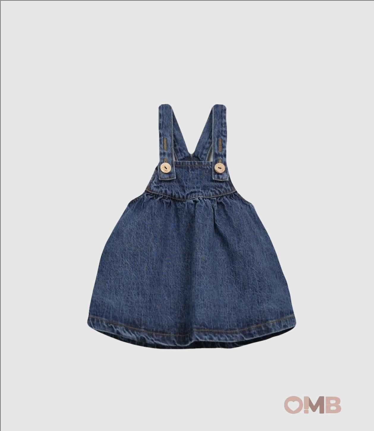 Abito Play Up neonata 2AR11457 Denim 2AR11457 DENIM PLAY UP 
