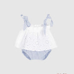 Completo CALAMARO BABY neonata 11314 Celeste 11314 CELESTE CALAMARO BABY 