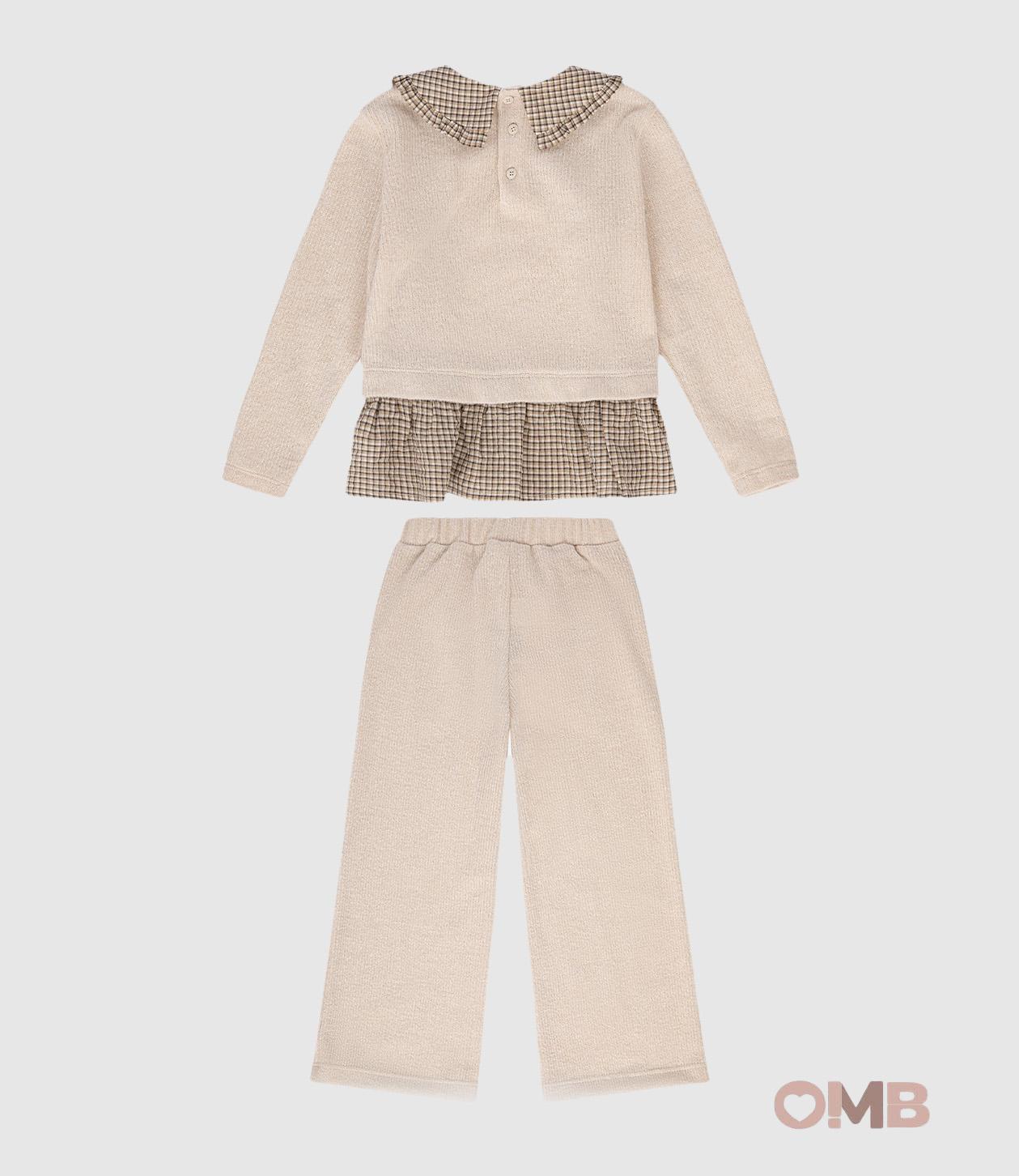 Tuta Lalalu bambina MGL190-PML90 Beige<BR/> MGL190-PML90 CREMA LALALU 
