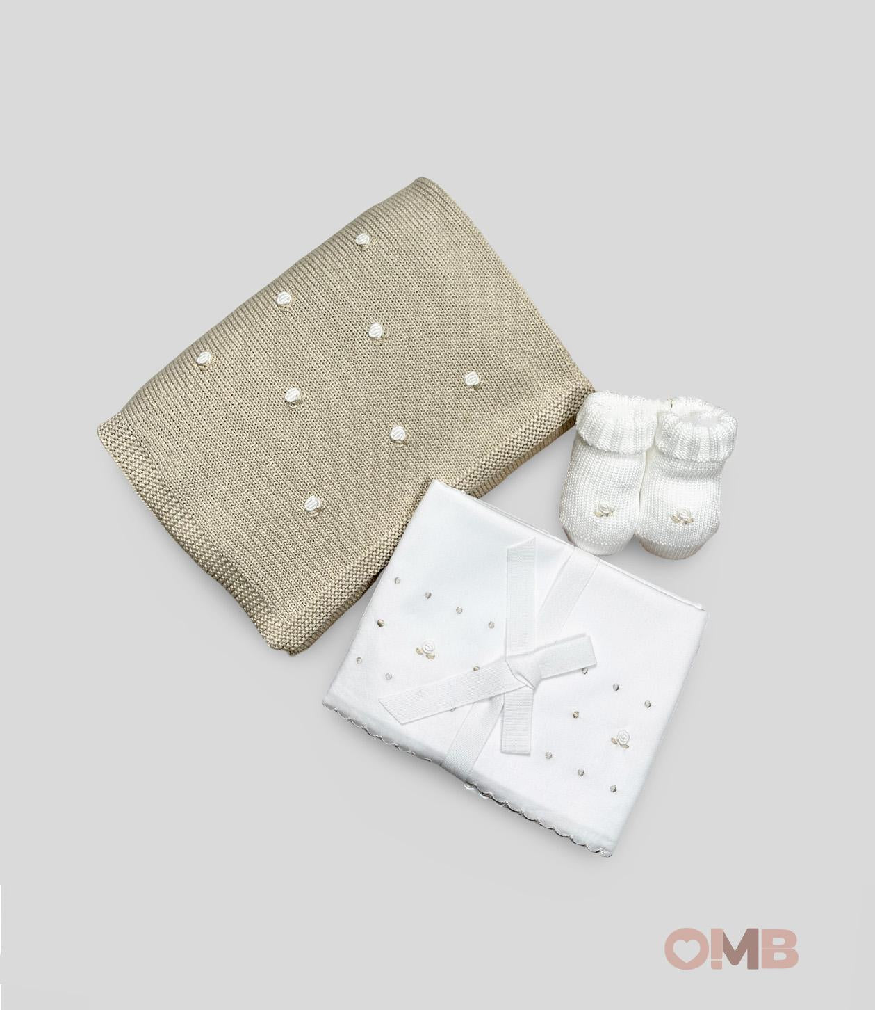 Set Lenzuola Neonata PEPECE' 144 Bianco 144 SABBIA PEPECE' 