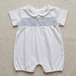 Pagliaccetto neonato COCCODE C63128 Bianco C63128 BIANCO/CIELO COCCODE 