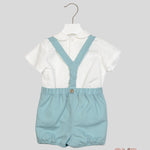 Completo Niseret neonato 5300 bianco 5300 TURCHESE NISERET 