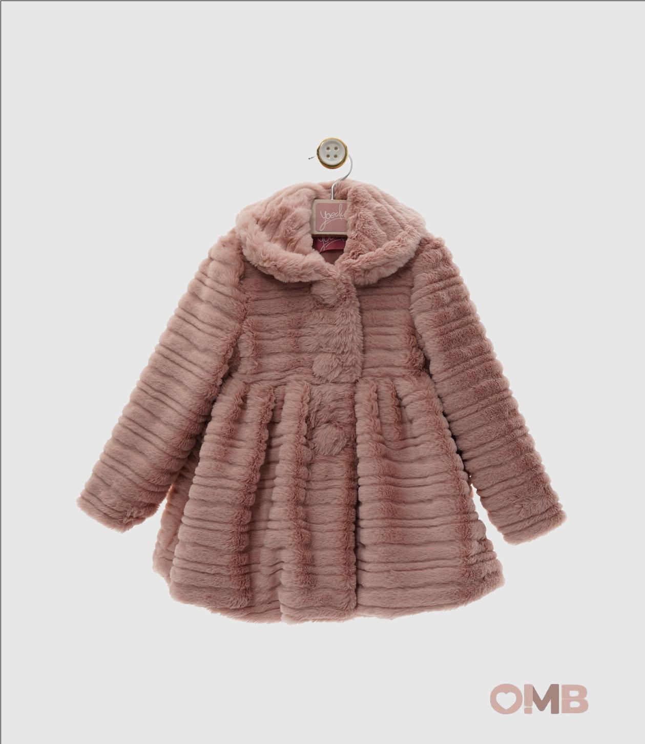 Cappotto Yoedu bambina 4982 Rosa<BR/> 4982. ROSA YOEDU 