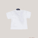 T-shirt MANUEL RITZ bambino 3454 Bianca<BR/> 3454. BIANCO MANUEL RITZ 