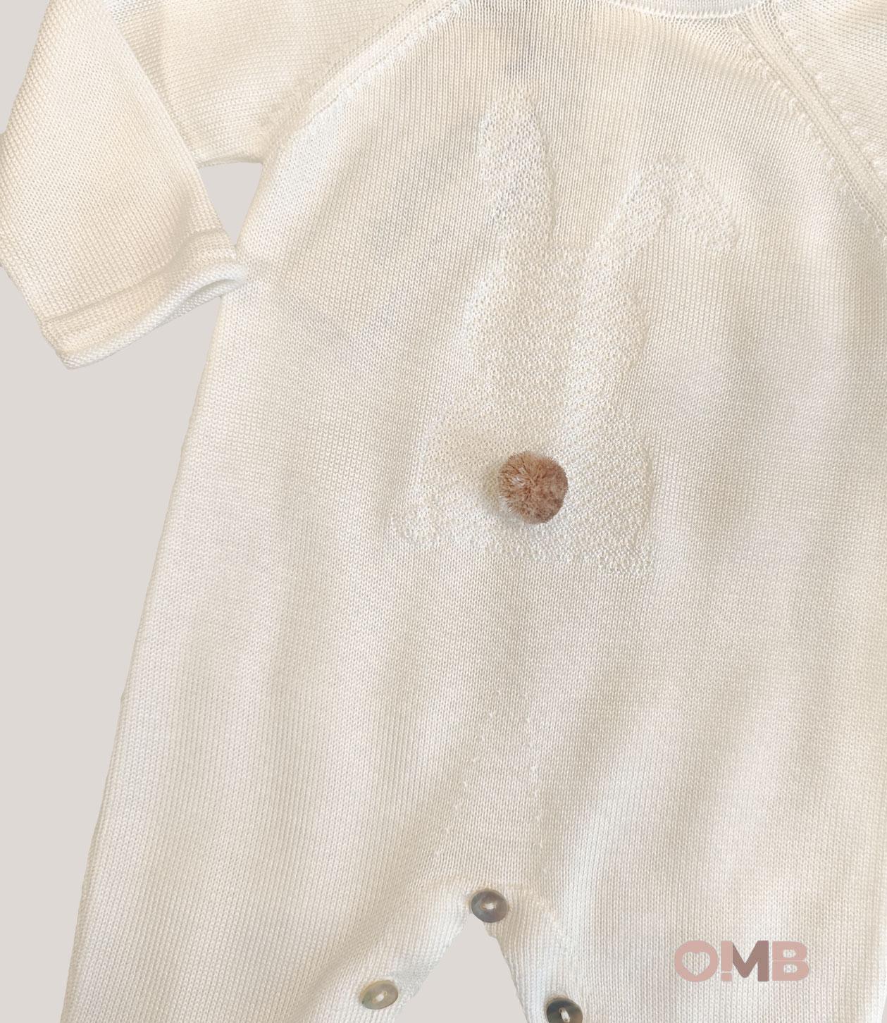 Tutina neonato MAGLIFICIO VERONA 045568 Latte<BR/> 045568 LATTE-CORDA MAGLIFICIO VERONA 