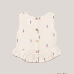 Blusa bambina PLAY UP 4AS11152 Panna 4AS11152 PANNA PLAY UP 