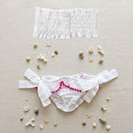 Bikini neonata PEPECE' 608 Bianco 608 BIANCO/FUCSIA PEPECE' 