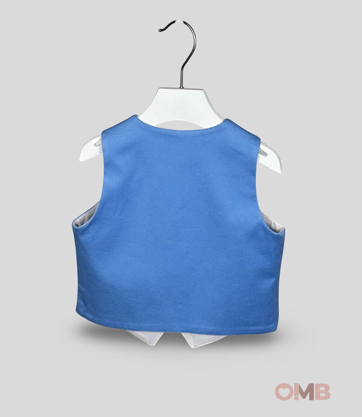 Gilet neonato Ambarabà 39165 blu 39165. BLU AMBARABA' 