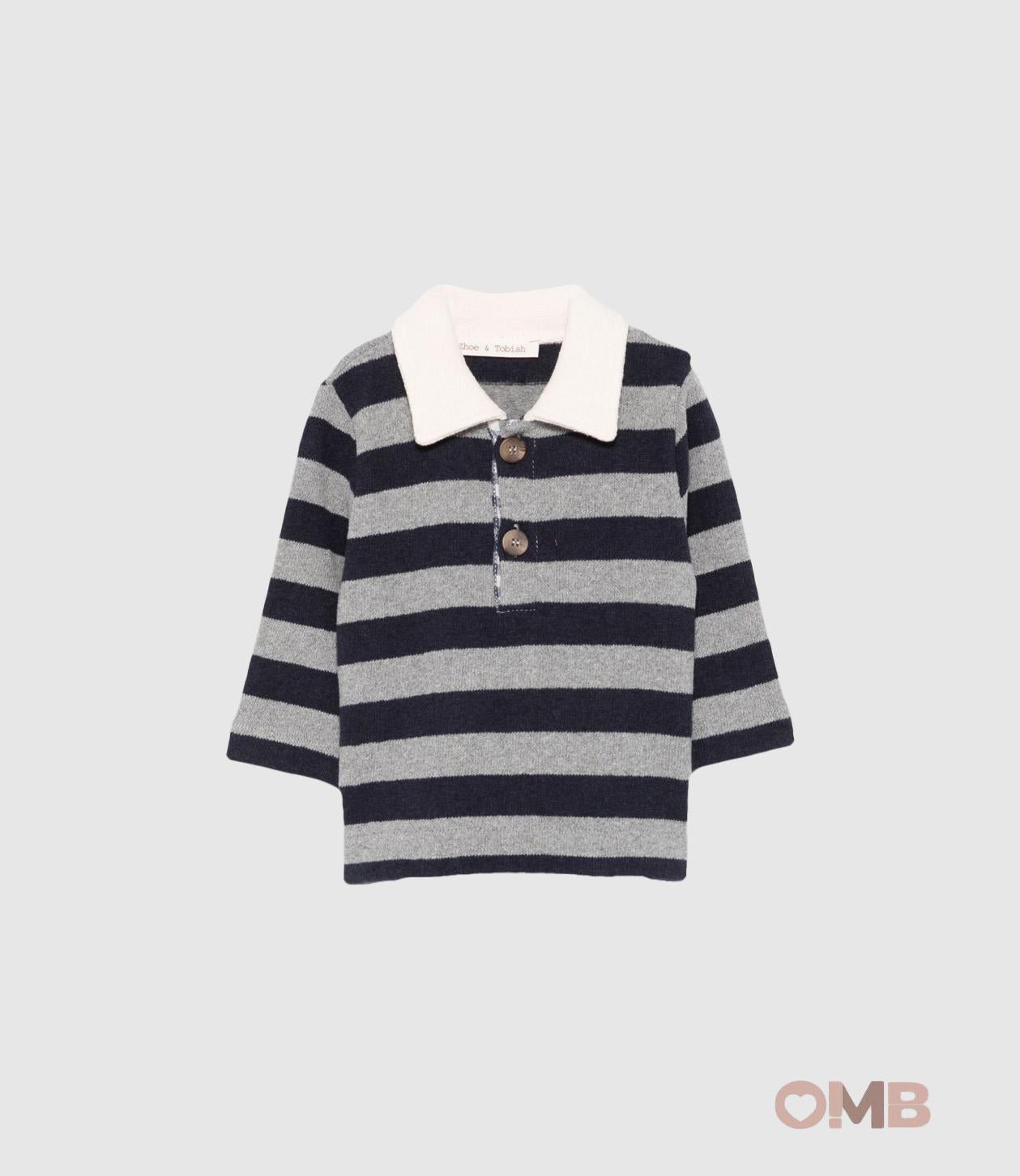 Polo ZHOE & TOBIAH neonato KKT21M Blu KKT21M BLU ZHOE & TOBIAH 