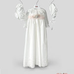 Abito Neonata NISERET 5553 Bianco 5553 PANNA NISERET 