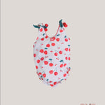 Costume neonata AL AGUA PATOS V2602 Bianco V2602 CEREZAS AL AGUA PATOS 