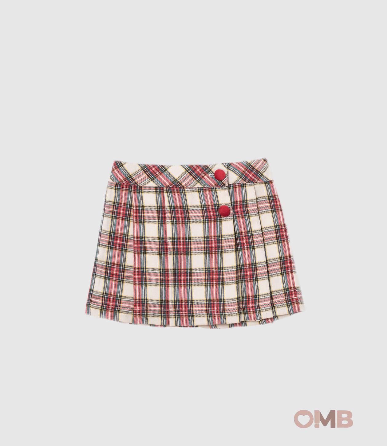 Gonna COCCODE neonata C62916 Tartan C62916 TARTAN COCCODE 