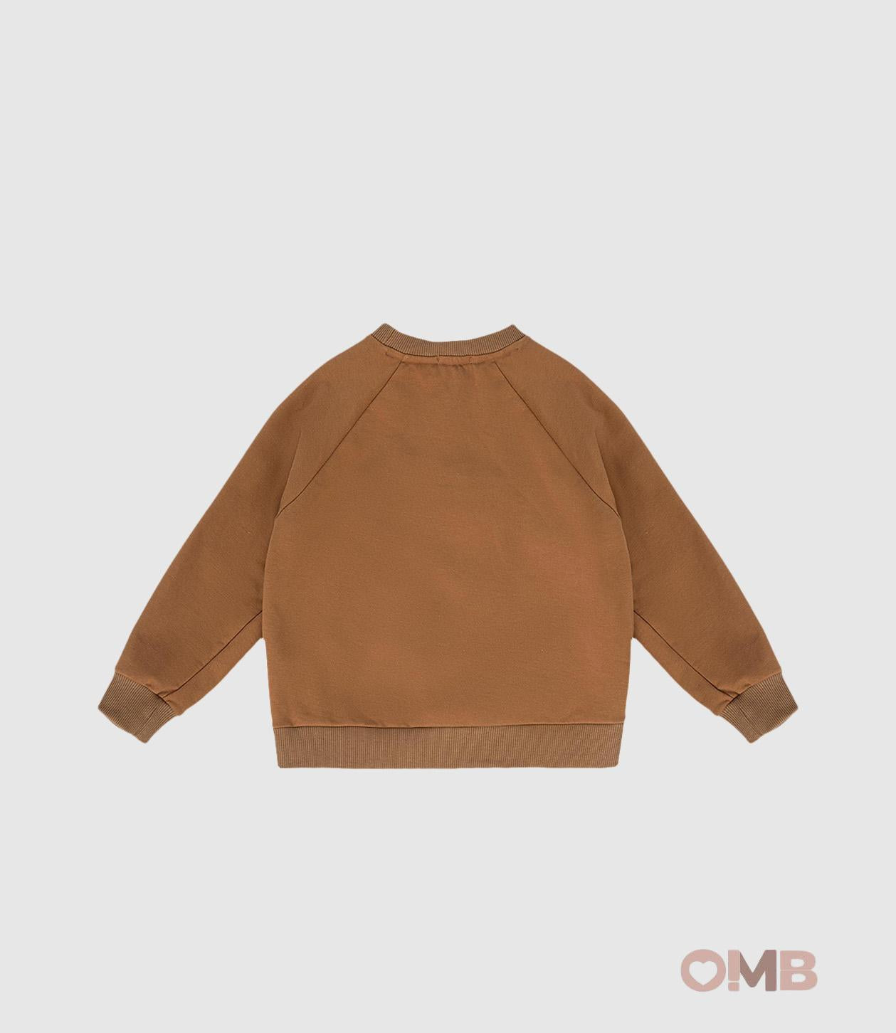 Felpa Lalalu bambino MFL10 Marrone MFL10 BEIGE LALALU 