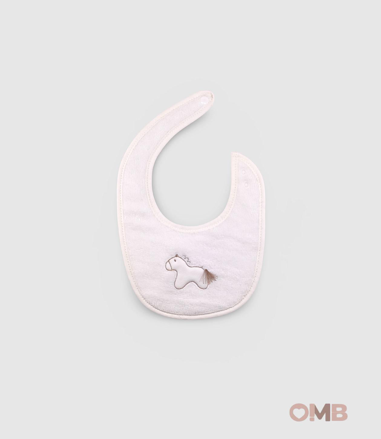 Bavaglino COCCODE neonato 62601 Panna 62601- CAVALLO COCCODE 