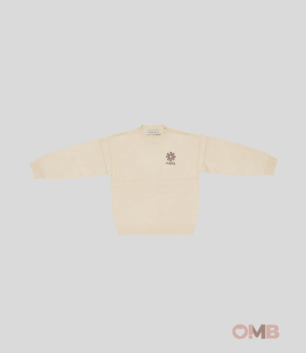 Maglione Manuel Ritz bambino 3144 Beige<BR/> 3144 CREMA MANUEL RITZ 