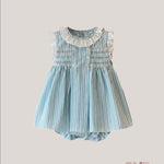 Abito neonata VALENTINA BEBES NUBE102 Verde NUBE102 VERDE ACQUA VALENTINA BEBES 