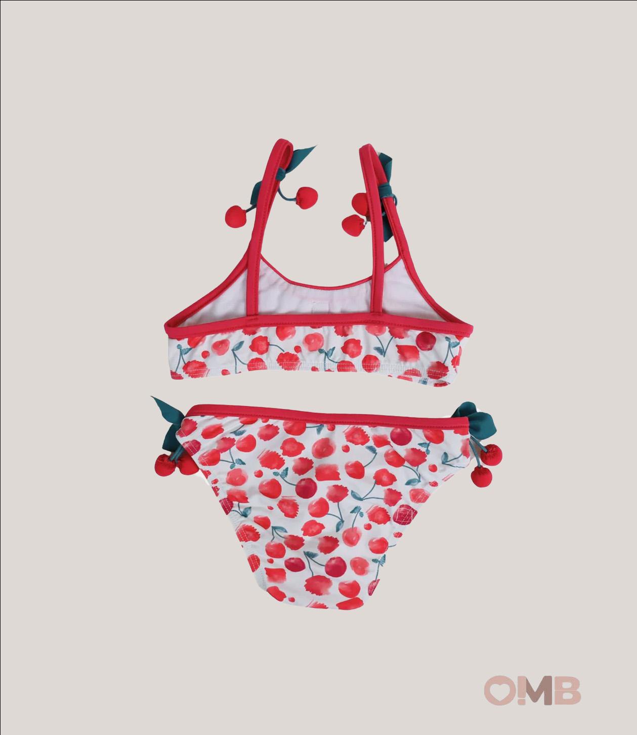 Bikini bambina AL AGUA PATOS V2640 Bianco V2640 CEREZAS AL AGUA PATOS 