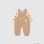 Salopette NANAN neonata 138 Beige 138 TEDDY NANAN 