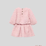 Completo neonata ABEL&LULA 5512 Rosa 5512 PETALO ABEL&LULA 