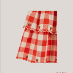 Gonna EMILE ET IDA bambina AD193A Rossa<BR/> AD193A ROSSO EMILE ET IDA 