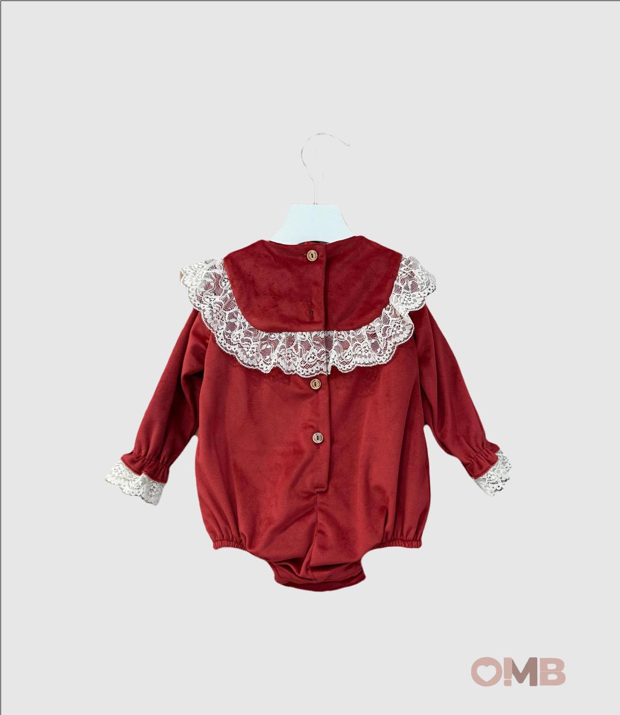 Pagliaccetto VALENTINA BEBES neonata HADA122 Bordeaux HADA122 BORDEAU VALENTINA BEBES 