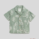 Camicia neonato Play Up 11252 verde 11252 VERDE PLAY UP 