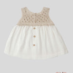 Abito Neonata 1+inthefamily Lola bianco LOLA BIANCO 1+INTHEFAMILY 