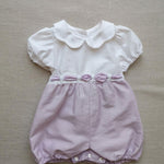 Pagliaccetto neonata CROCHETTE 6206 Rosa<BR/> 6206 ROSA CROCHETTE 