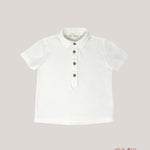 Polo bambino ZHOE & TOBIAH JJJ13 Bianca JJJ13 BIANCO ZHOE & TOBIAH 