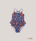 Costume bambina PESCIOLINO ROSSO INLY06 Blu