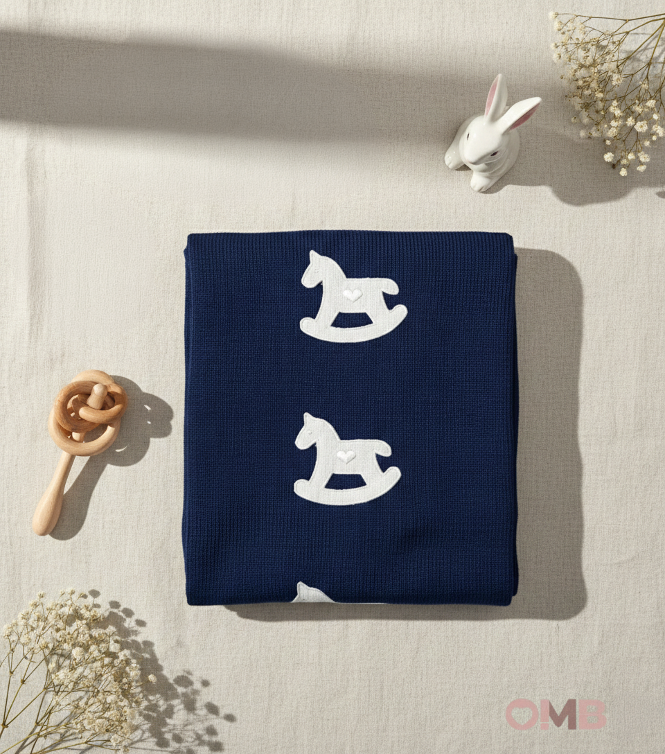 Coperta BABY LORD neonato 199 Blu<BR/> 199 BLU BABY LORD 
