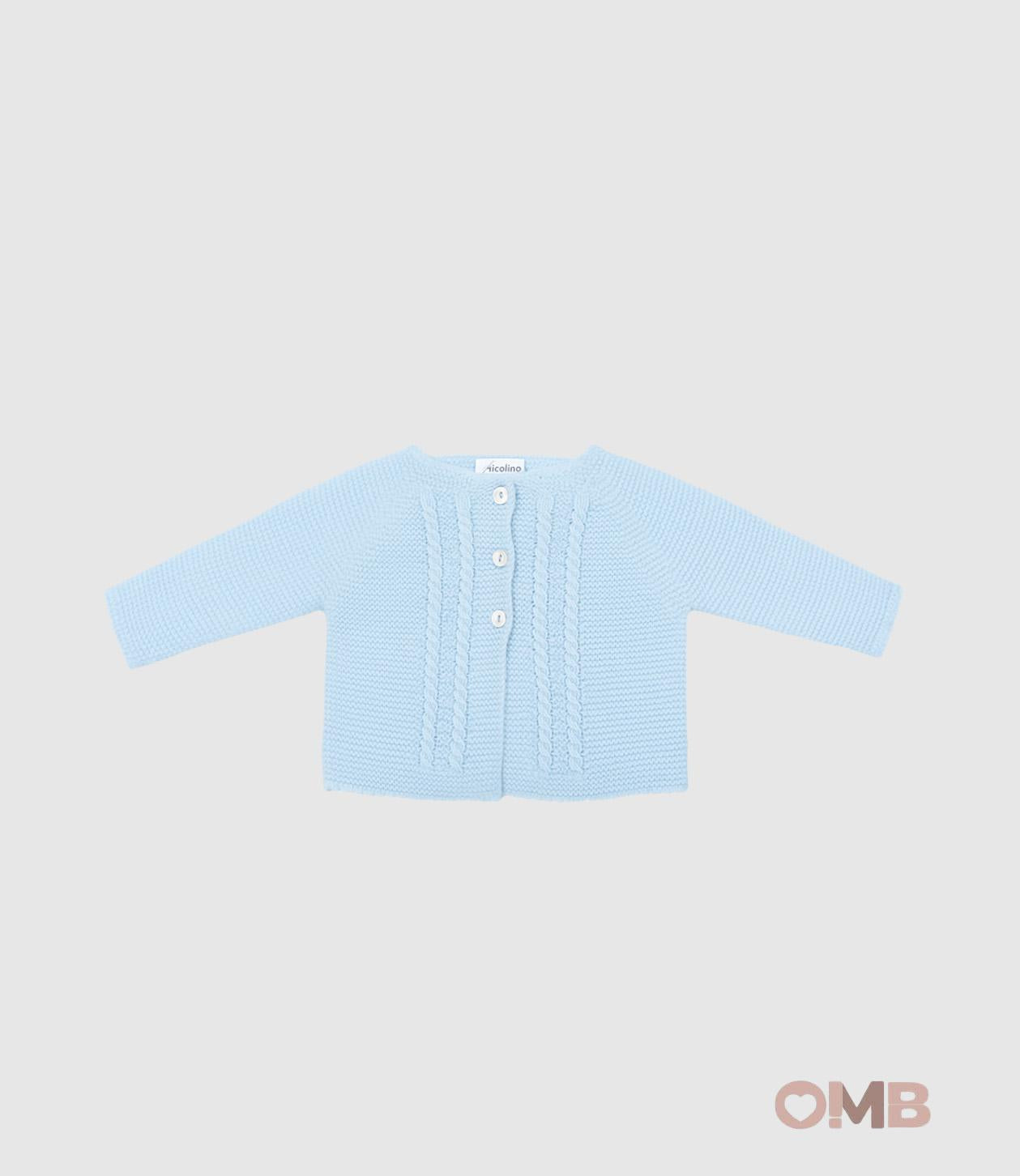 Cardigan Micolino neonato 2003 Celeste 2003 CELESTE MICOLINO 