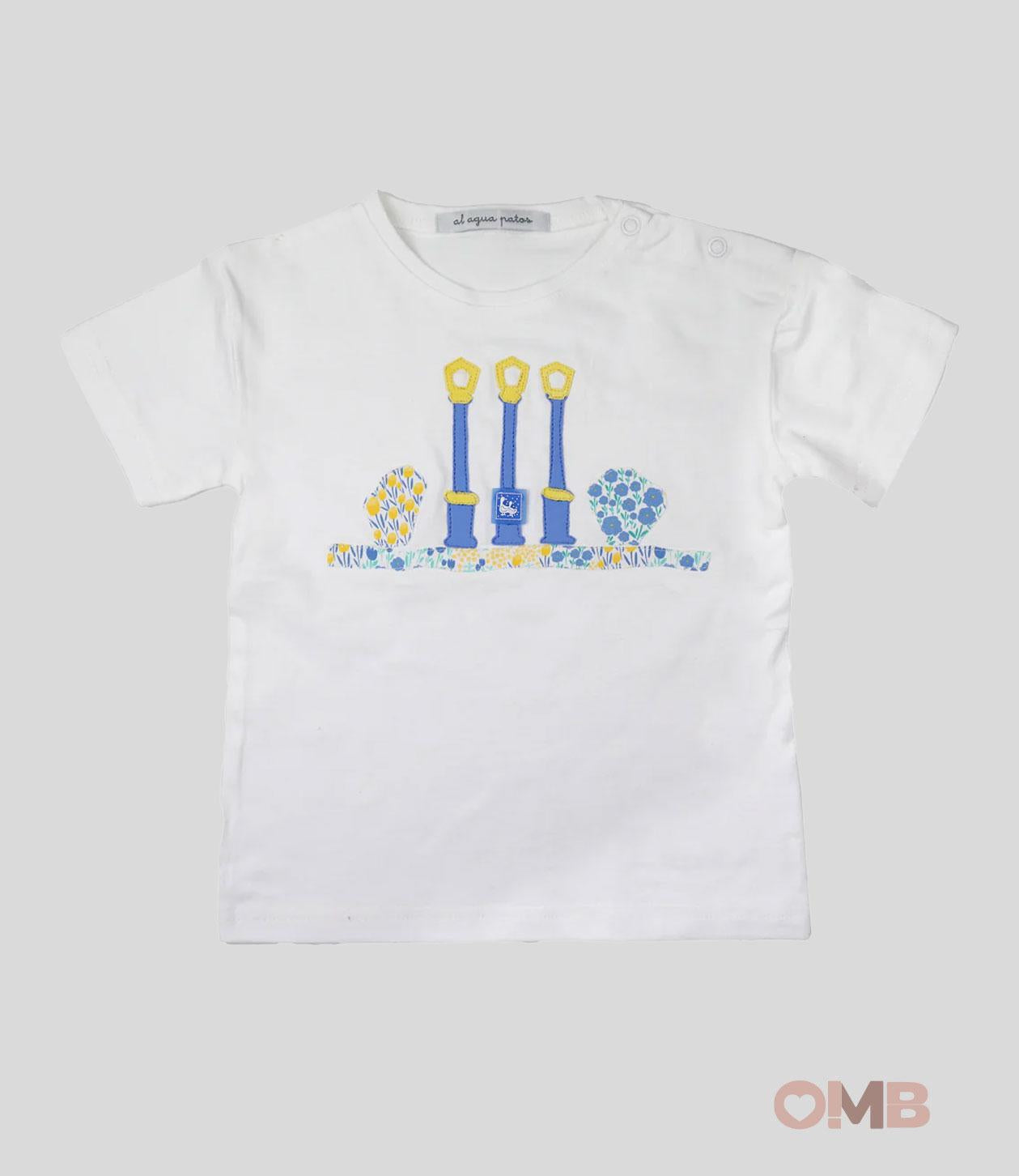 T-shirt Bambina Al Agua Patos 2582 Tuli bianca 2582 TULI AL AGUA PATOS 