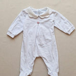 Tutina neonata PEPECE' 7430 Bianca 7430 BIANCO/ROSA PEPECE' 