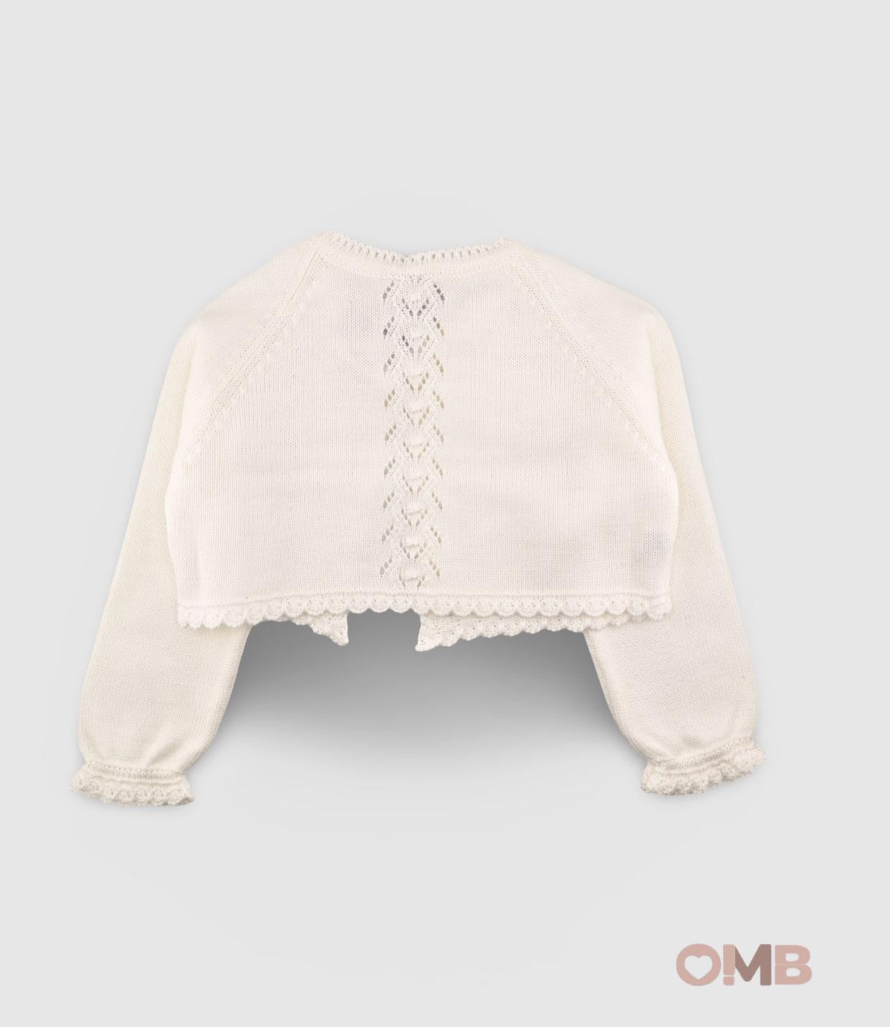 Cardigan GRANLEI neonata 225242 Panna 225-242. PANNA GRANLEI 