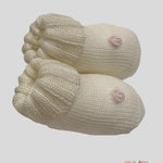 Babbucce Neonato Primodi Bebè 3517 panna 3517.10 ROSELLINA PRIMODI BEBE 