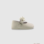 Scarpe culla PANYNO neonata A3407 vanilla A3407 PIEL SETA VAINILLA PANYNO 