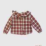 Camicia EMMAG neonata 07M Rossa 07M TARTAN EMMAG 
