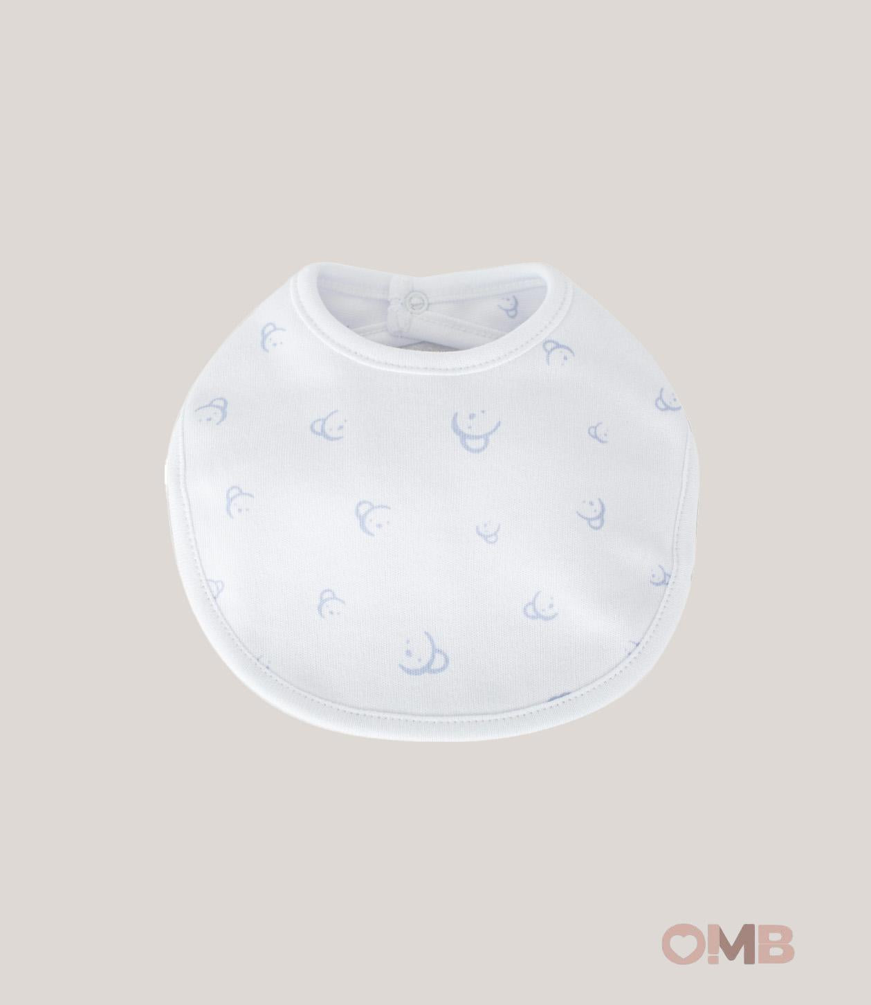 Bavaglino CALAMARO BABY neonato 74024 Cielo 74024 AZZURRO CALAMARO BABY 