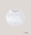 Bavaglino CALAMARO BABY neonato 74024 Cielo