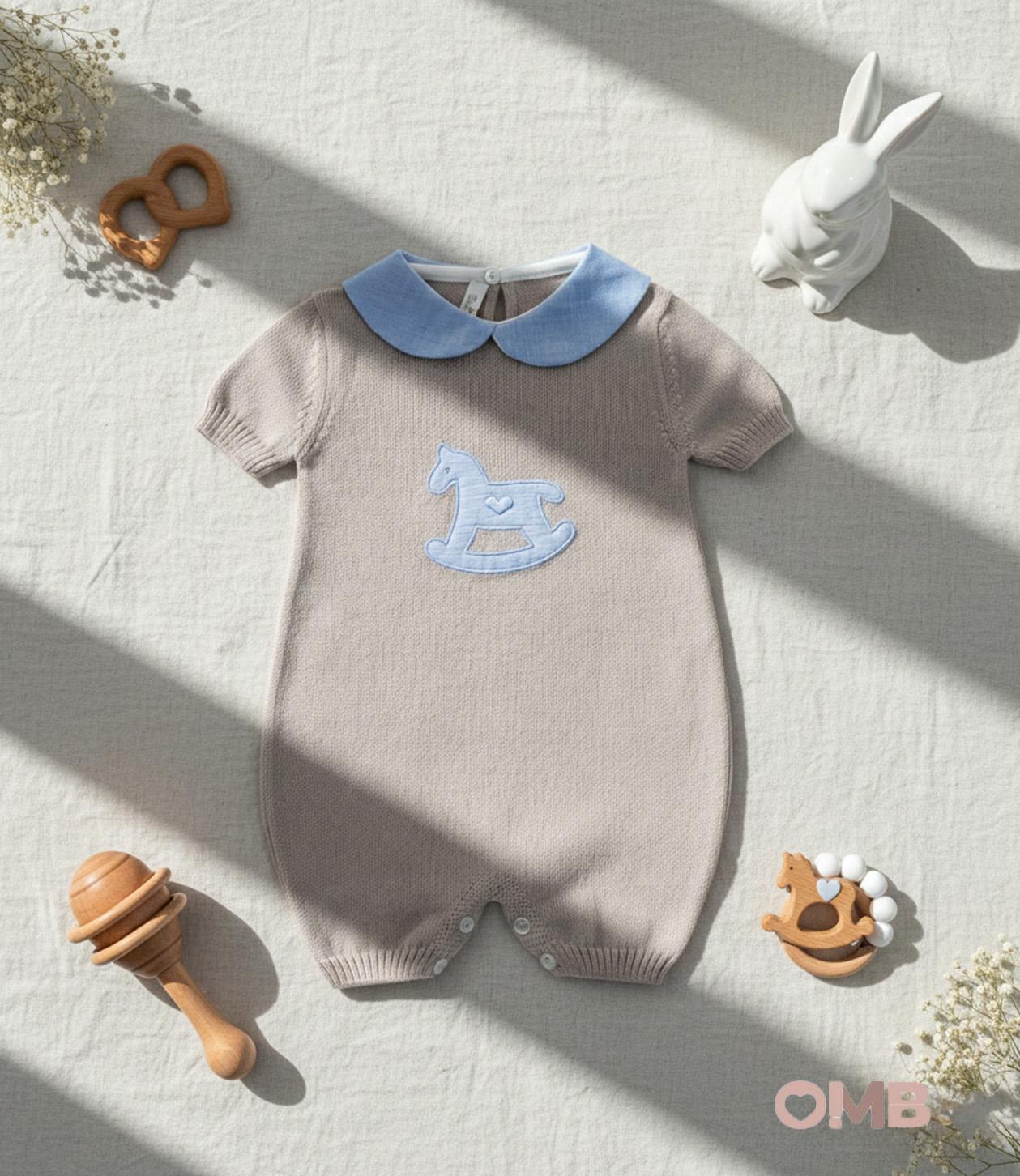 Tutina BABY LORD neonato 385 Sabbia 385 SABBIA-CIELO BABY LORD 