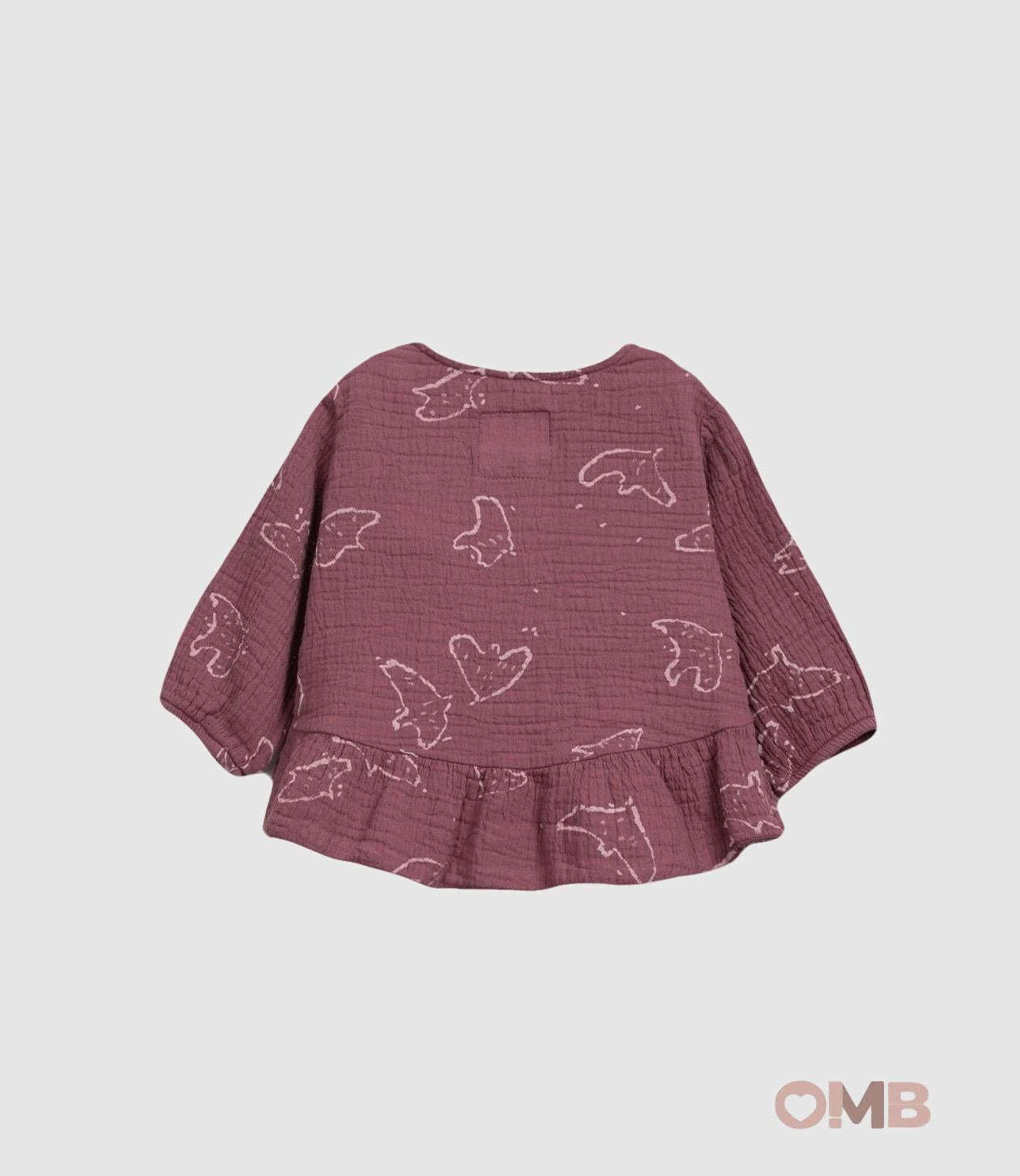 T-shirt Play Up neonata 2AR11301 Malva 2AR11301 MALVA PLAY UP 