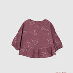 T-shirt Play Up neonata 2AR11301 Malva 2AR11301 MALVA PLAY UP 