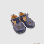 Scarpe Occhielli PANYNO bambina B2401 Blu B2401 PIEL NAPA NAVY PANYNO 