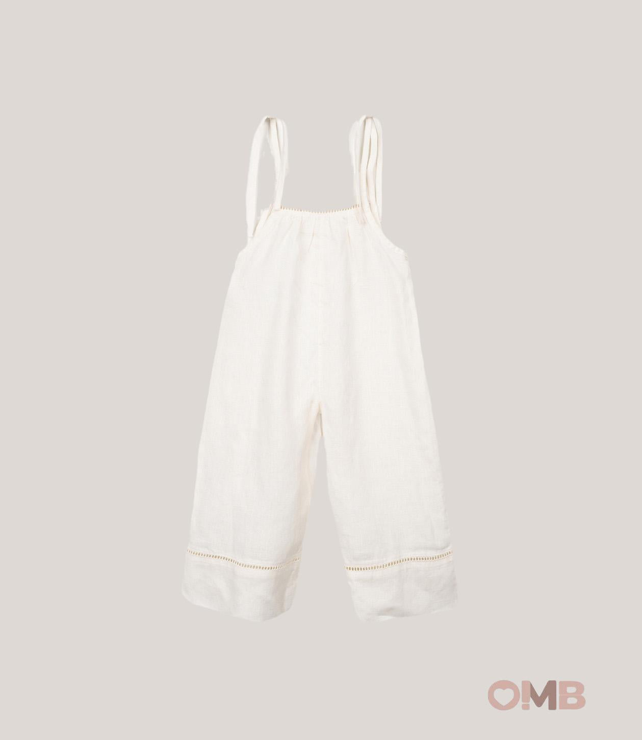 Salopette bambina PLAY UP 4AS11500 Bianco 4AS11500 BIANCO PLAY UP 
