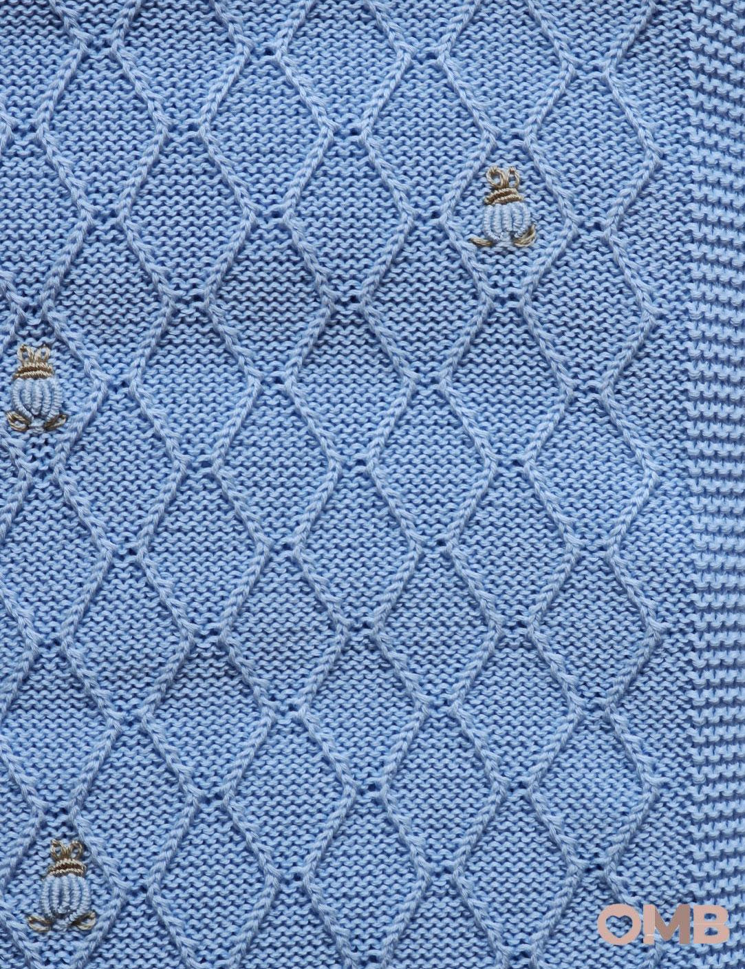 Coperta neonato PEPECE' 2450 Cielo 2450 CONIGLIETTO PEPECE' 