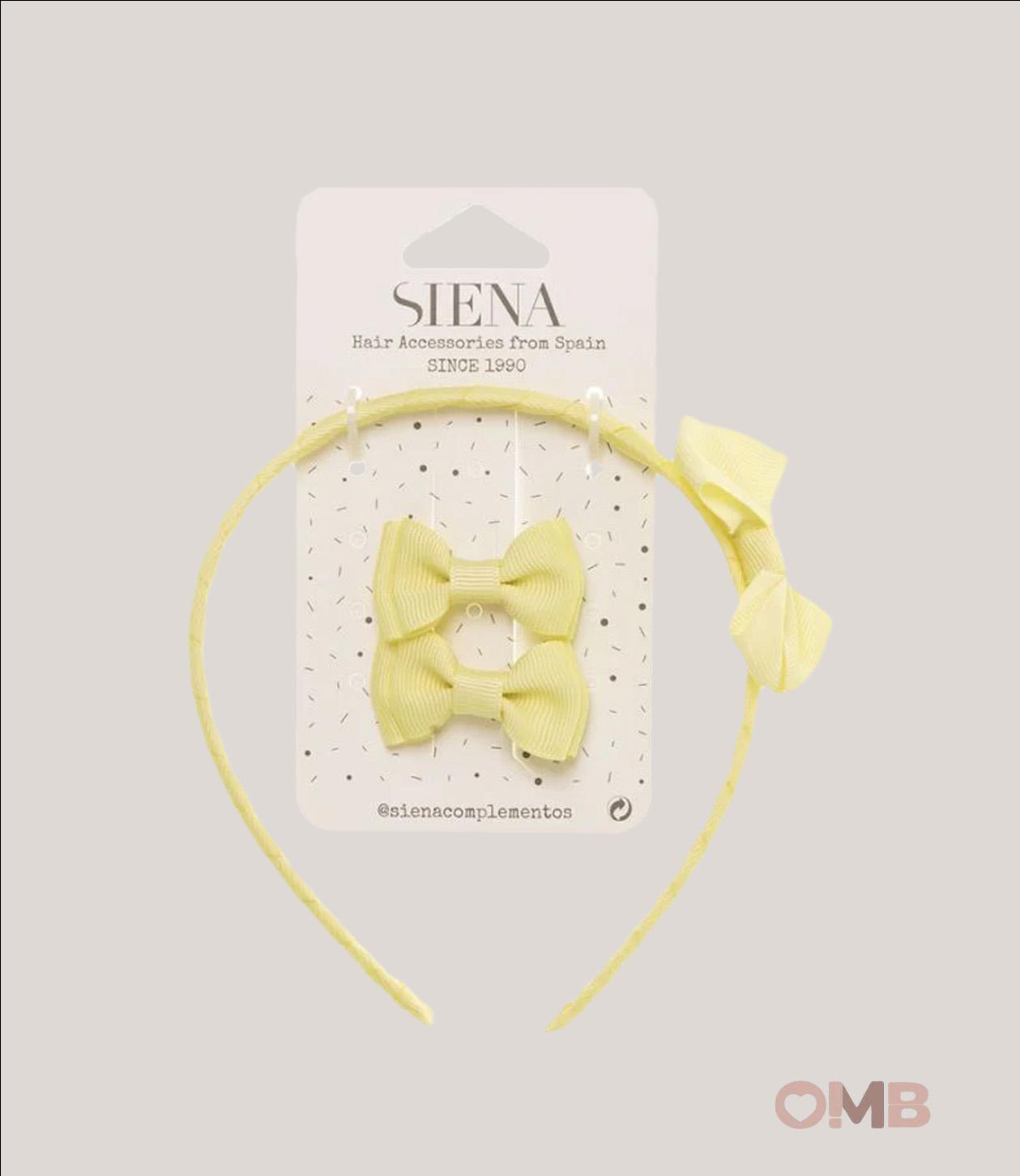 Cerchietto neonata SIENA 7439 Giallo 7439 GIALLO SIENA 