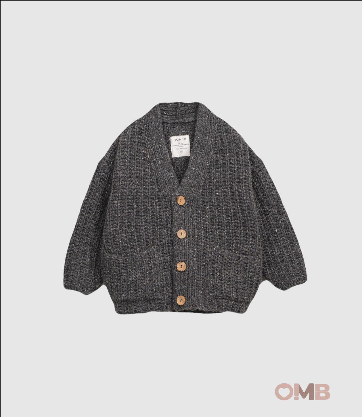 Cardigan Play Up bambino 3AR11404 Grafite 3AR11404 GRAFITE PLAY UP 
